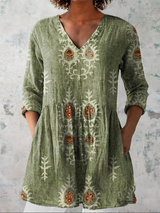 Elise | Blouse Longue à Col V