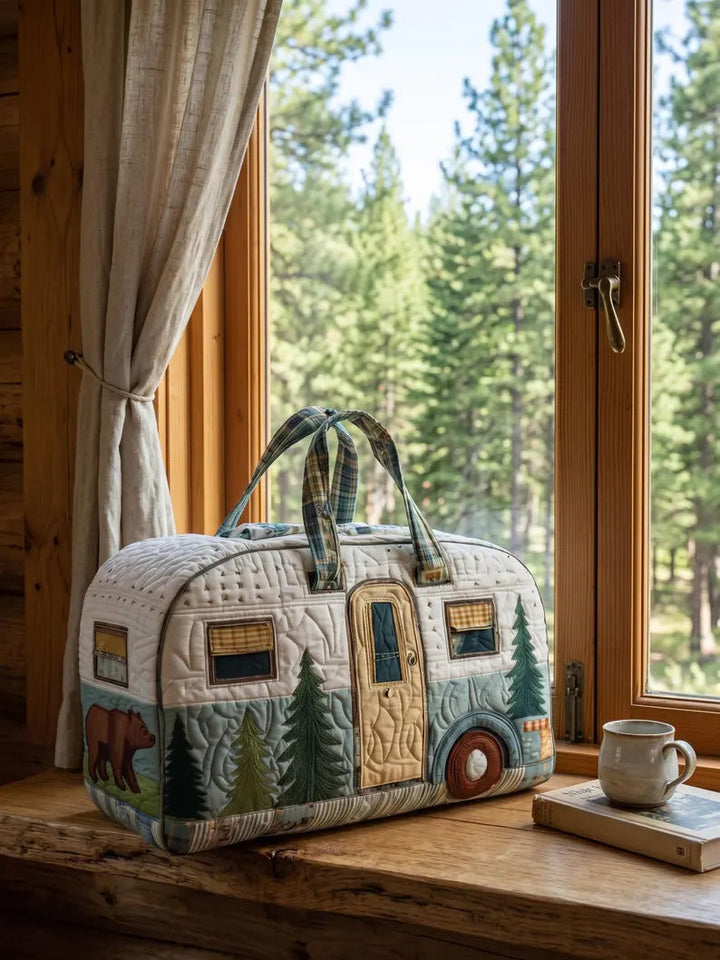 Odile | Sac de voyage matelassé au style rustique