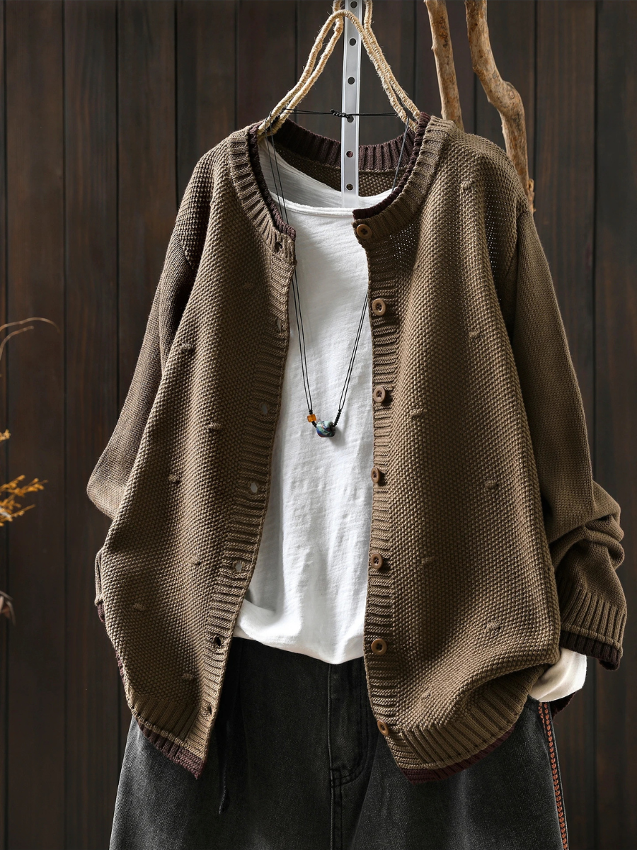 Isolde | Cardigan texturé