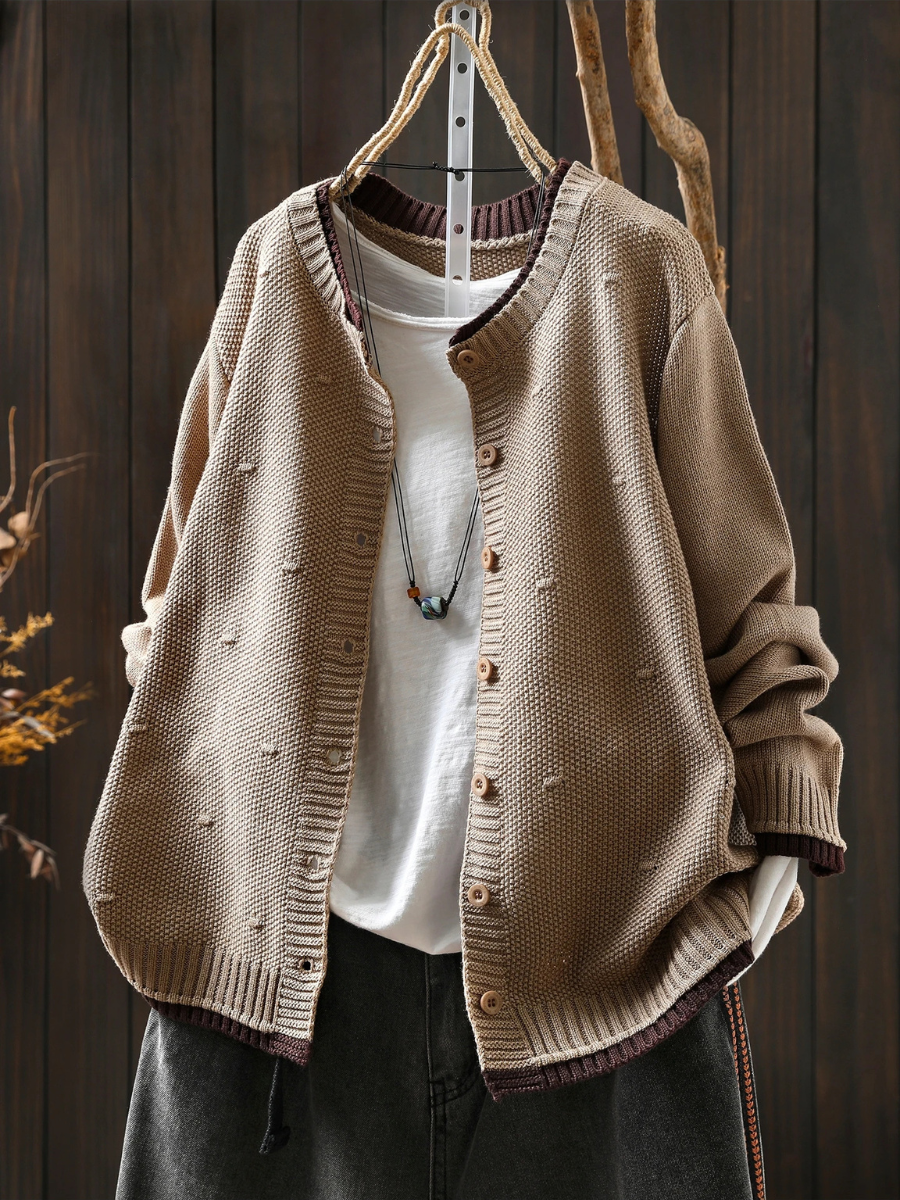 Isolde | Cardigan texturé