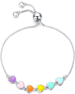 Sterling Silver Paw Print Bracelet – Adjustable Fit