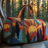 Alice | Sac de voyage matelassé au coucher de soleil sur les pins