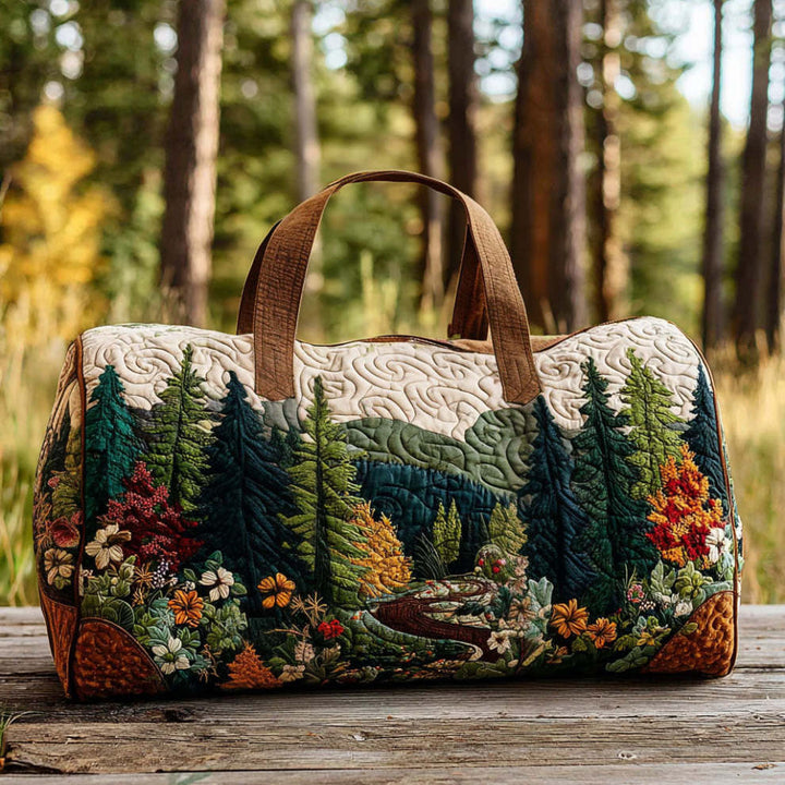 Suzanne | Sac de voyage matelassé aux pins rêveurs