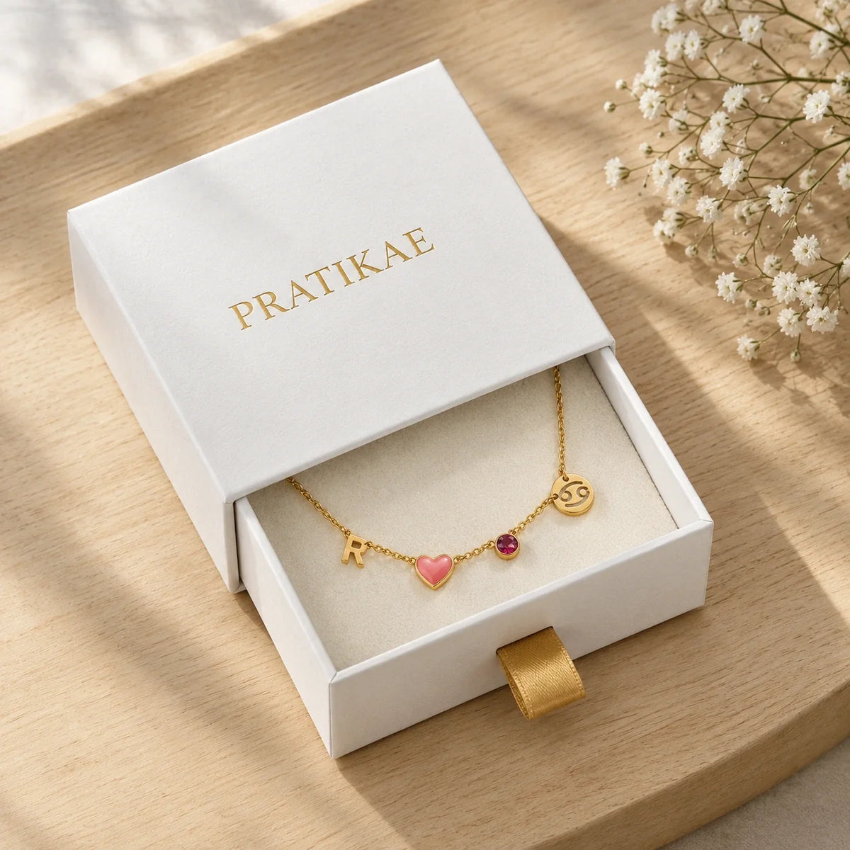 Gepersonaliseerde Ketting met Hartje & Initiaal