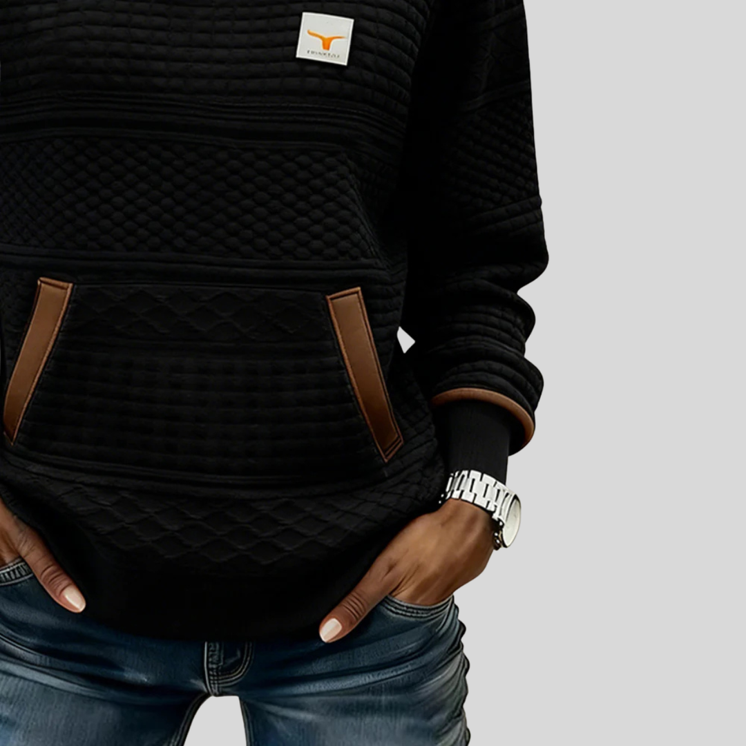 Sweat Matelassé Col Rond pour Femme Chloé
