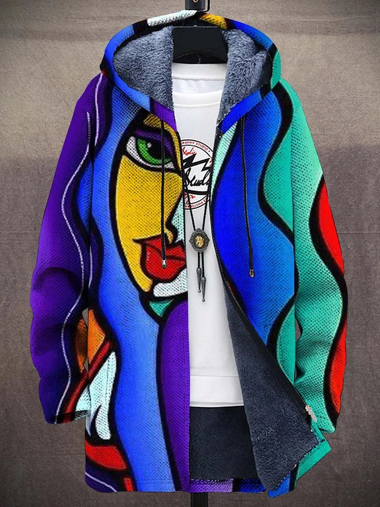 Cormac | Cardigan à capuche artistique