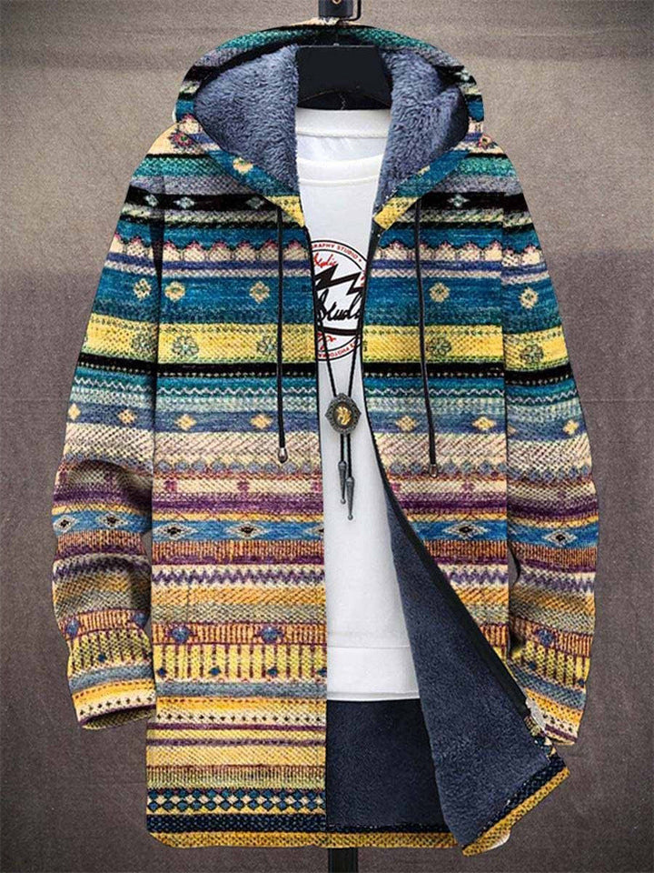 Souci | Cardigan à capuche artistique
