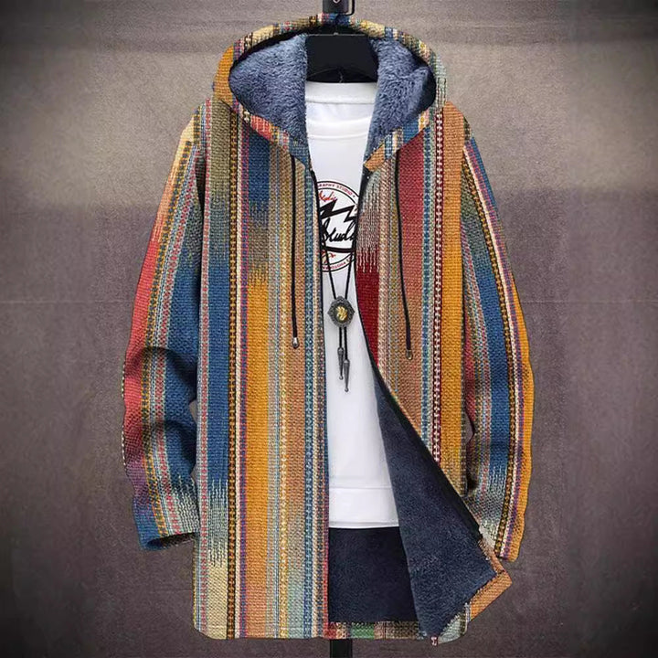 Souci | Cardigan à capuche artistique