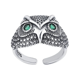 Sterling Silver Owl Ring