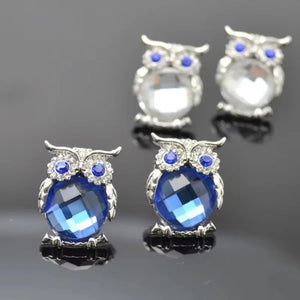 Crystal Owl Pendant Necklace