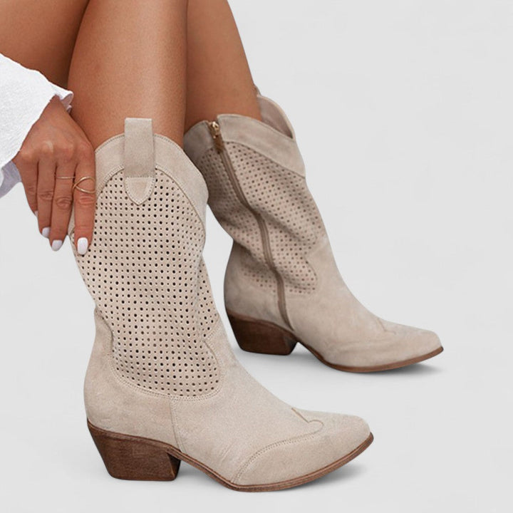 Rachel | Bottines western ajourées