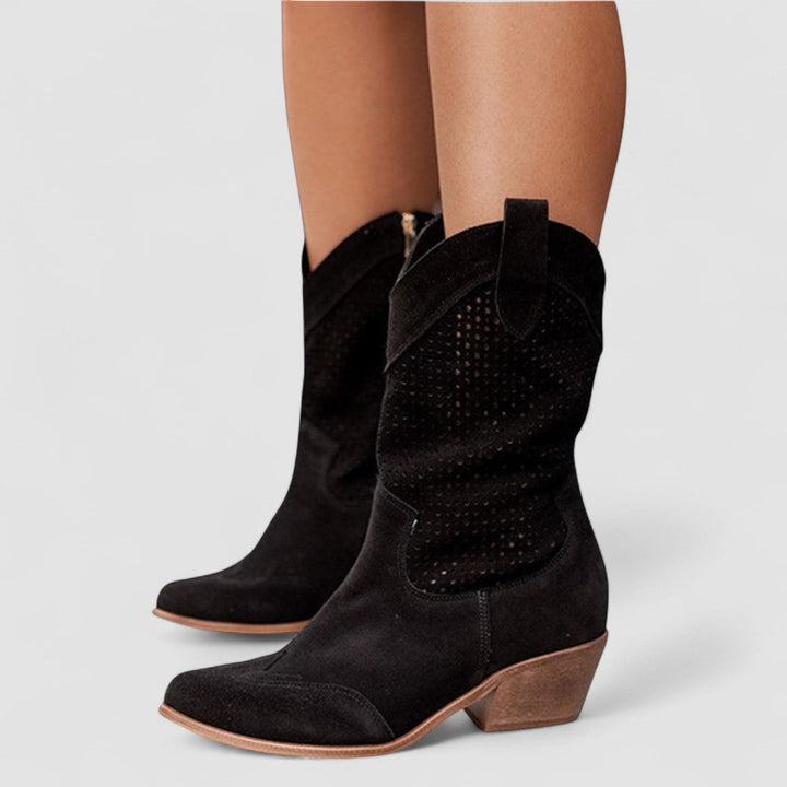 Rachel | Bottines western ajourées