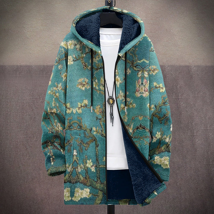 Vincent | Cardigan à capuche artistique