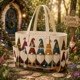 Madeleine | Sac cabas matelassé aux adorables lutins