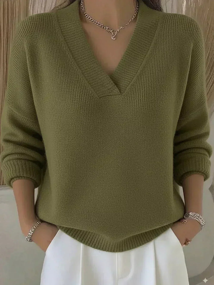 Viola | Pull doux à col en V