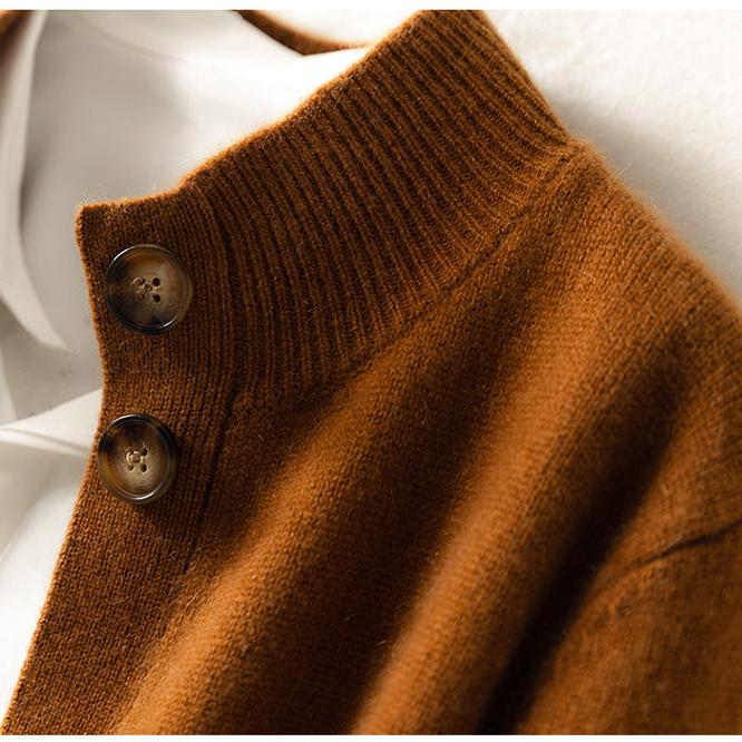 Vittoria | Cardigan à col montant et boutons