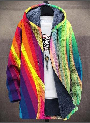 Malcolm | Cardigan à capuche artistique