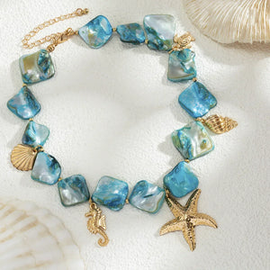 Ocean Dreams Blue Necklace