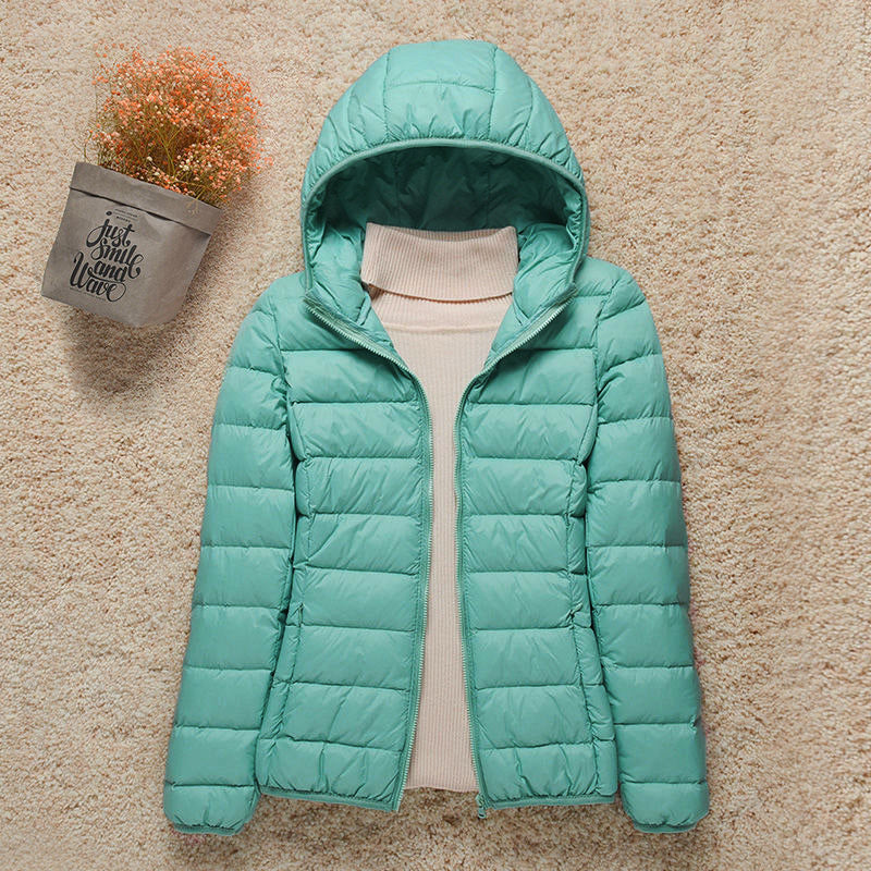 Veste matelassée à capuche ou col montant