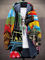 Emerson | Veste à Capuche Zippée Artistique