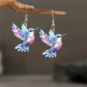 Hummingbird Dangle Earrings