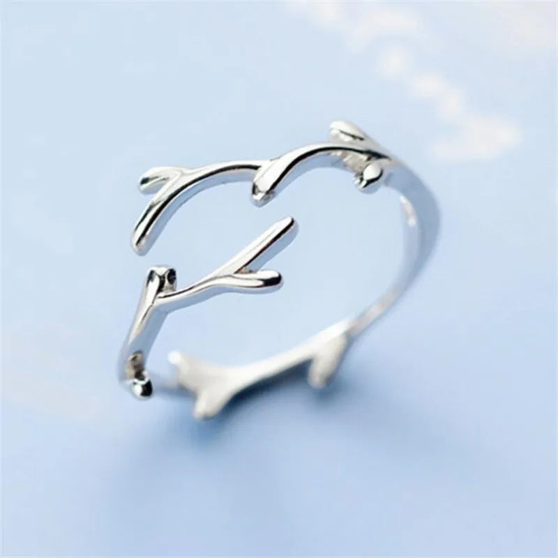 Sterling Silver Branch Ring