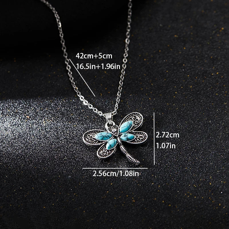 Dragonfly Dreams Silver Pendant Necklace