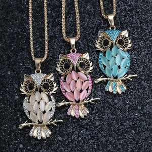 Golden Owl Necklace
