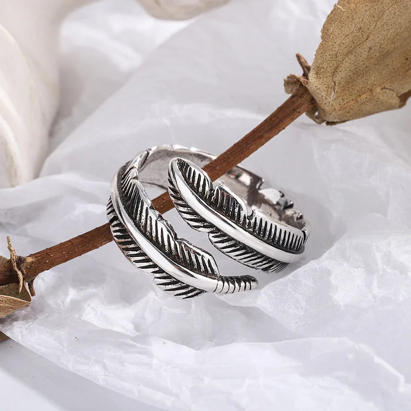 Feather From An Angel - Adjustable Memorial Ring