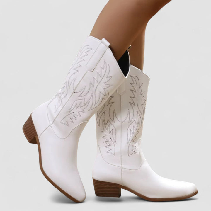 Claire | Bottes western brodées