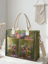 Hortensia | Sac cabas en velours côtelé