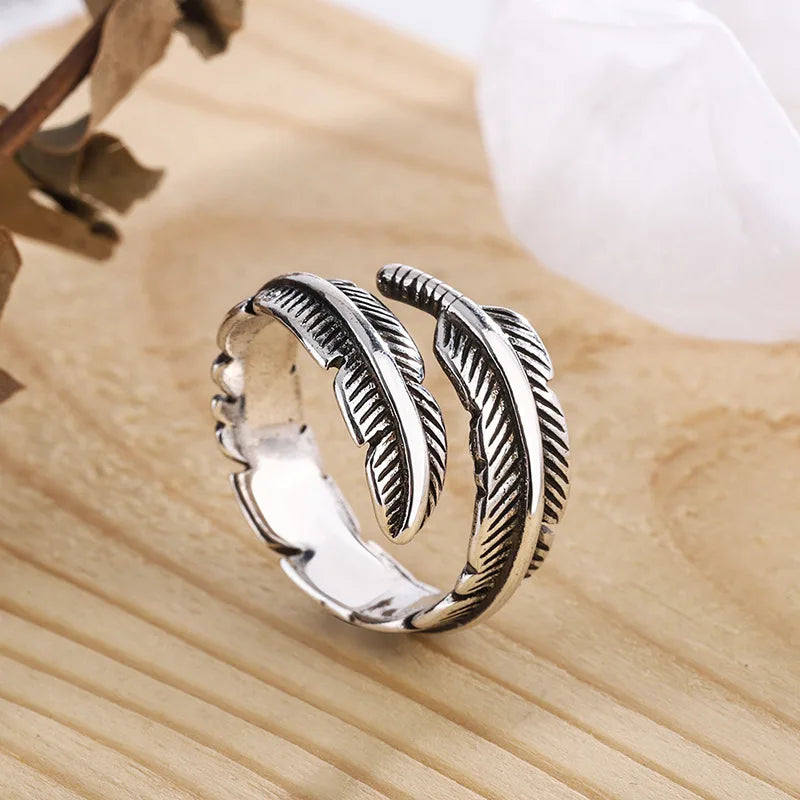 Feather From An Angel - Adjustable Memorial Ring