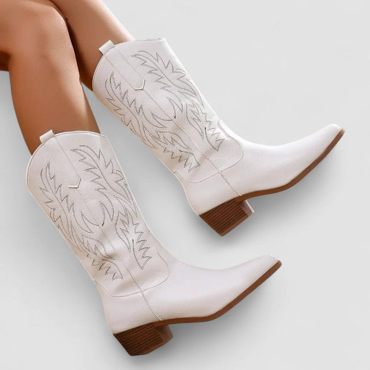Claire | Bottes western brodées