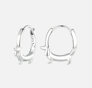 Precious Dachshund Hoops - A Pup Mom's Treasure