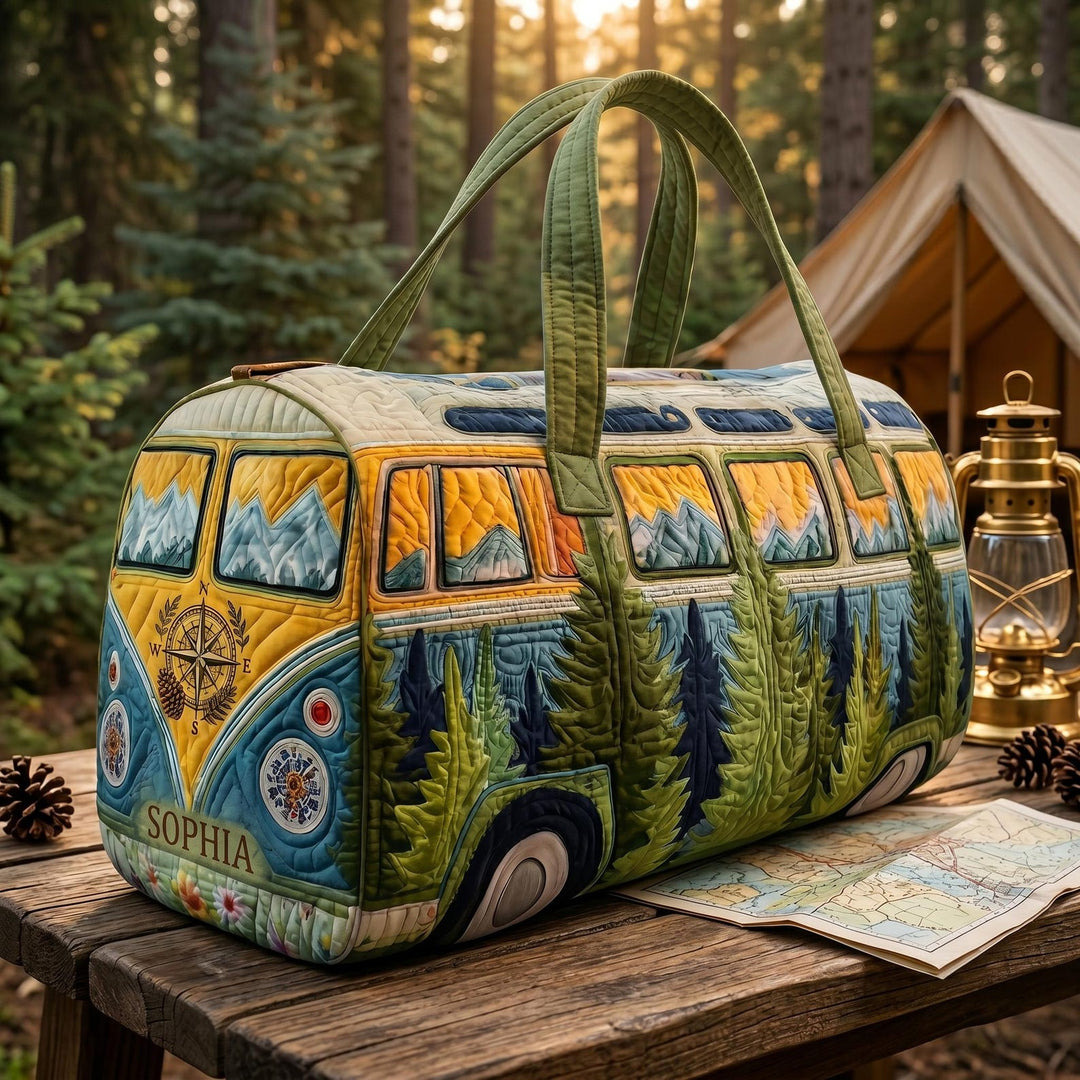 Stéphanie | Sac de voyage matelassé aventure en forêt