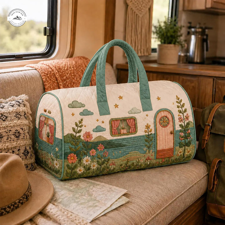 Justine | Sac de voyage matelassé esprit camping