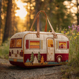 Delphine | Sac de voyage matelassé au camping cosy