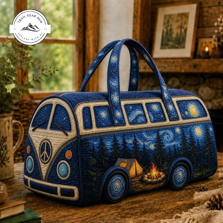 Nicole | Sac de voyage matelassé à la nuit étoilée
