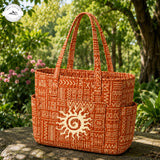 Blandine | Sac cabas matelassé au soleil bohème