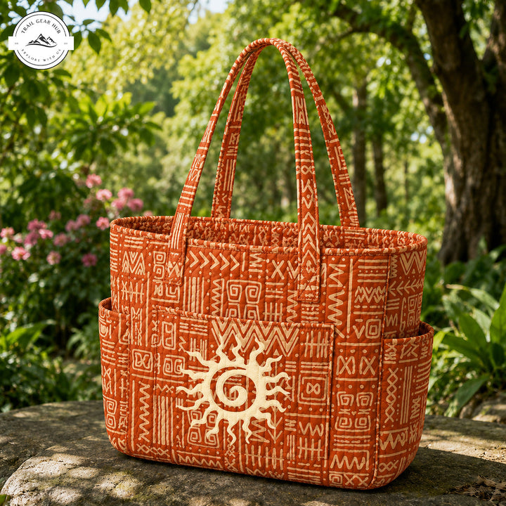 Blandine | Sac cabas matelassé au soleil bohème