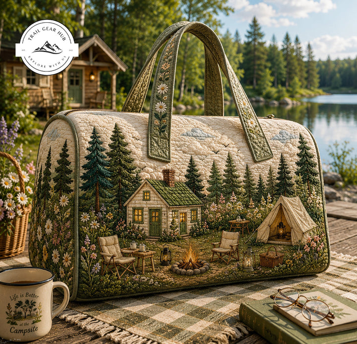 Béatrice | Sac de voyage matelassé à la cabane en pleine nature