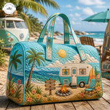 Magali | Sac de voyage matelassé au camping en bord de mer