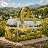 Inès | Sac de voyage matelassé à la campagne pittoresque