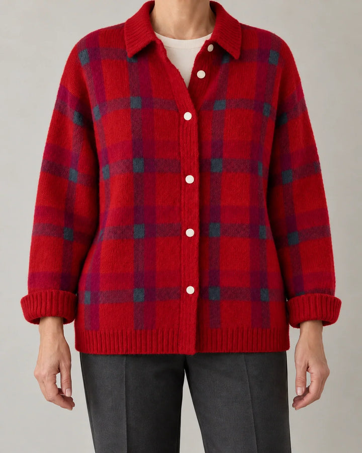 Candida | Cardigan à carreaux