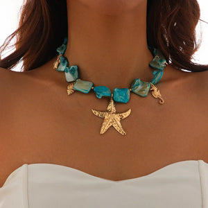 Ocean Dreams Blue Necklace