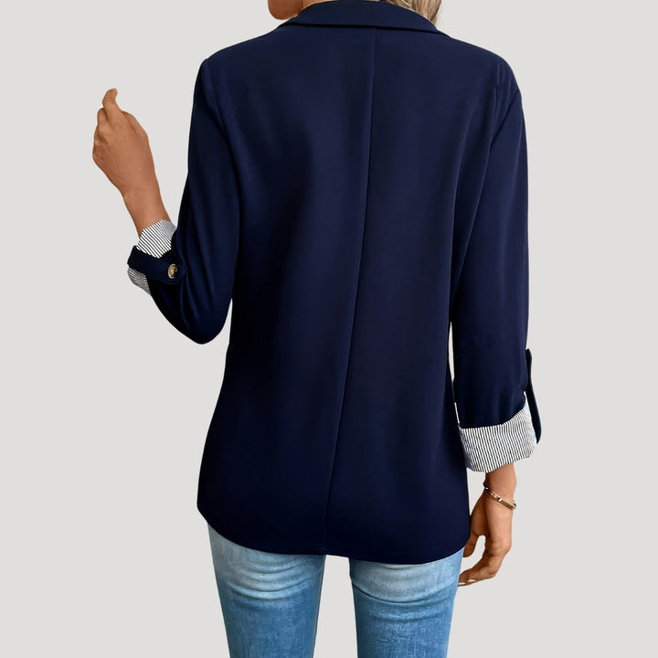 Blazer à manches retroussées