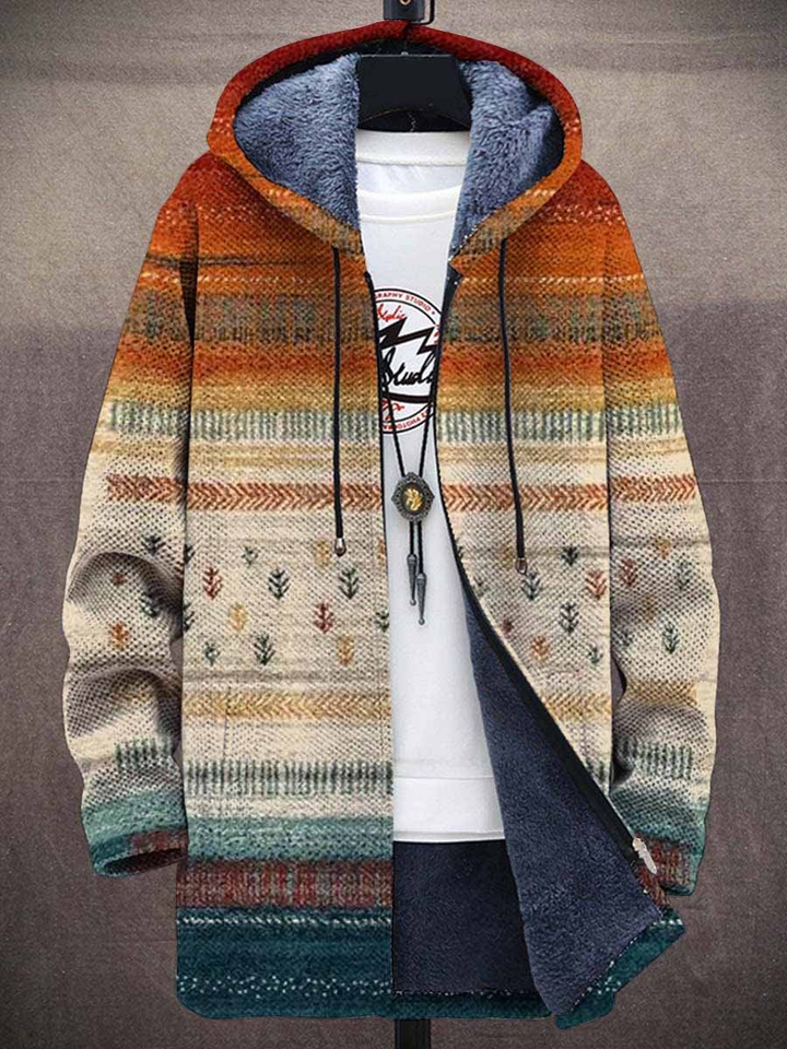 Diana | Manteau-cardigan à capuche artistique
