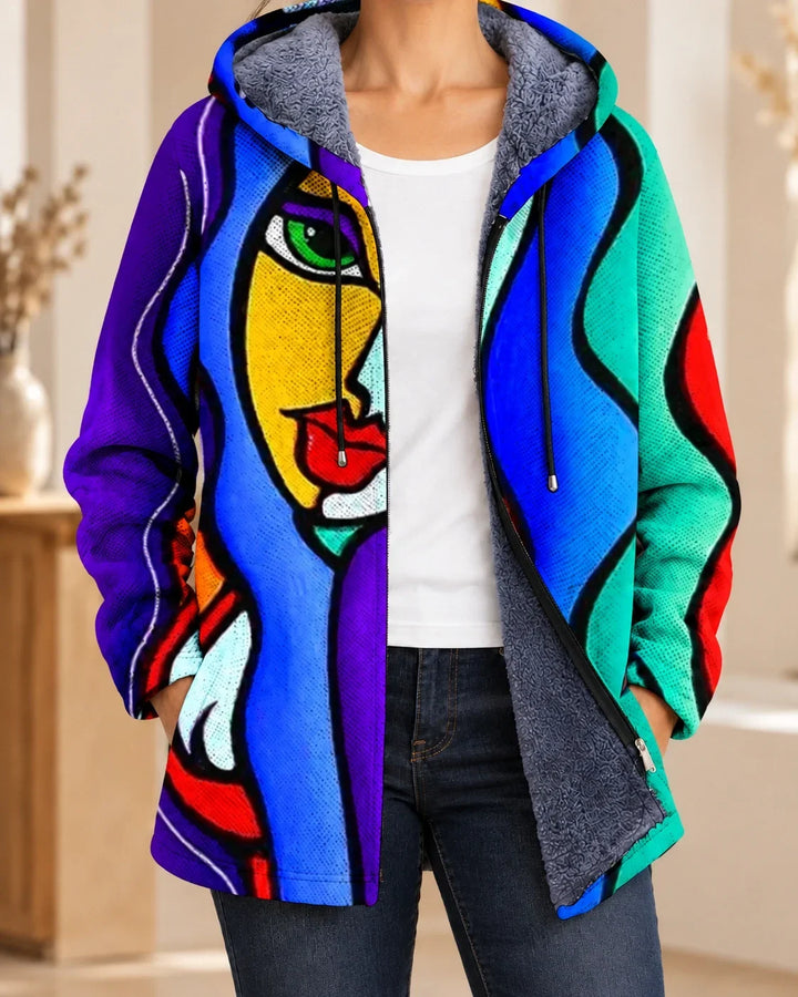 Cormac | Cardigan à capuche artistique