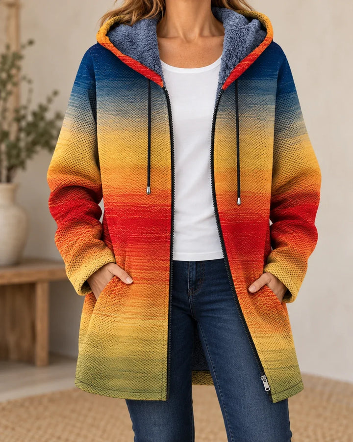 Cressida | Cardigan à capuche artistique