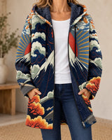 Ezra | Cardigan à capuche artistique